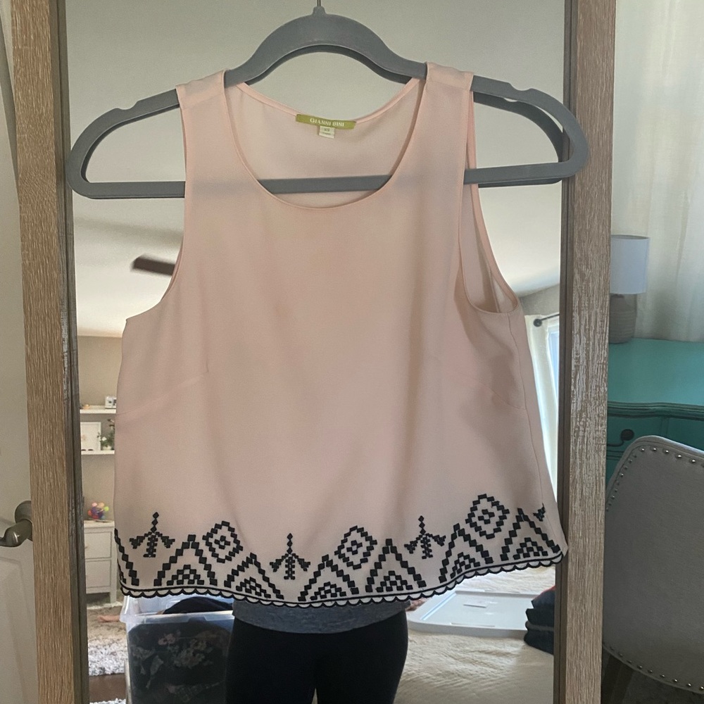 Pink crop top